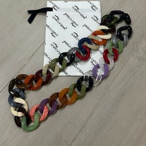 Multicolor Chain Necklace